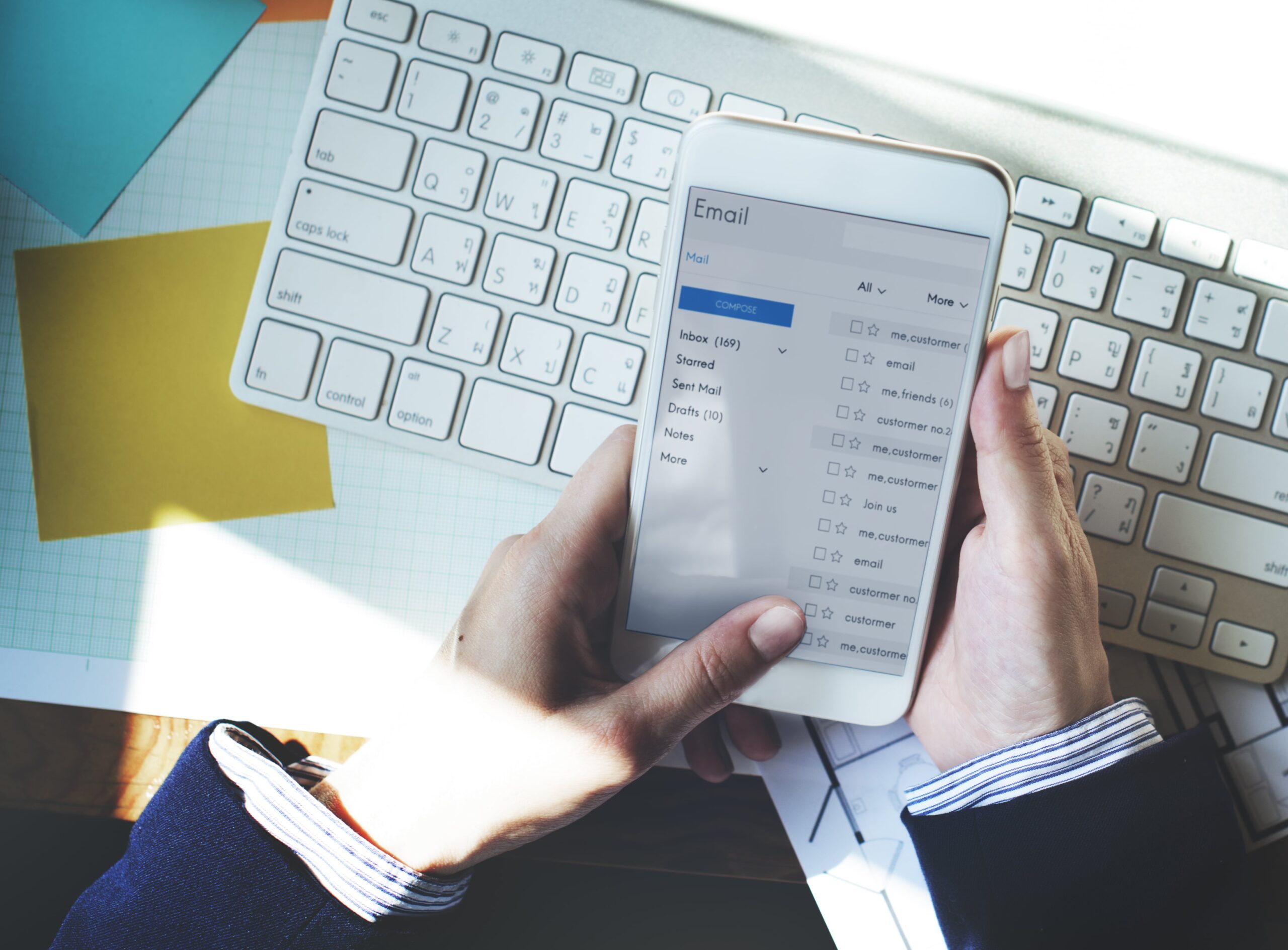 Como usar filtros de correo